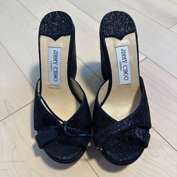 Jimmy Choo Platform Black Shoes 36 size - Picture 2 of 8